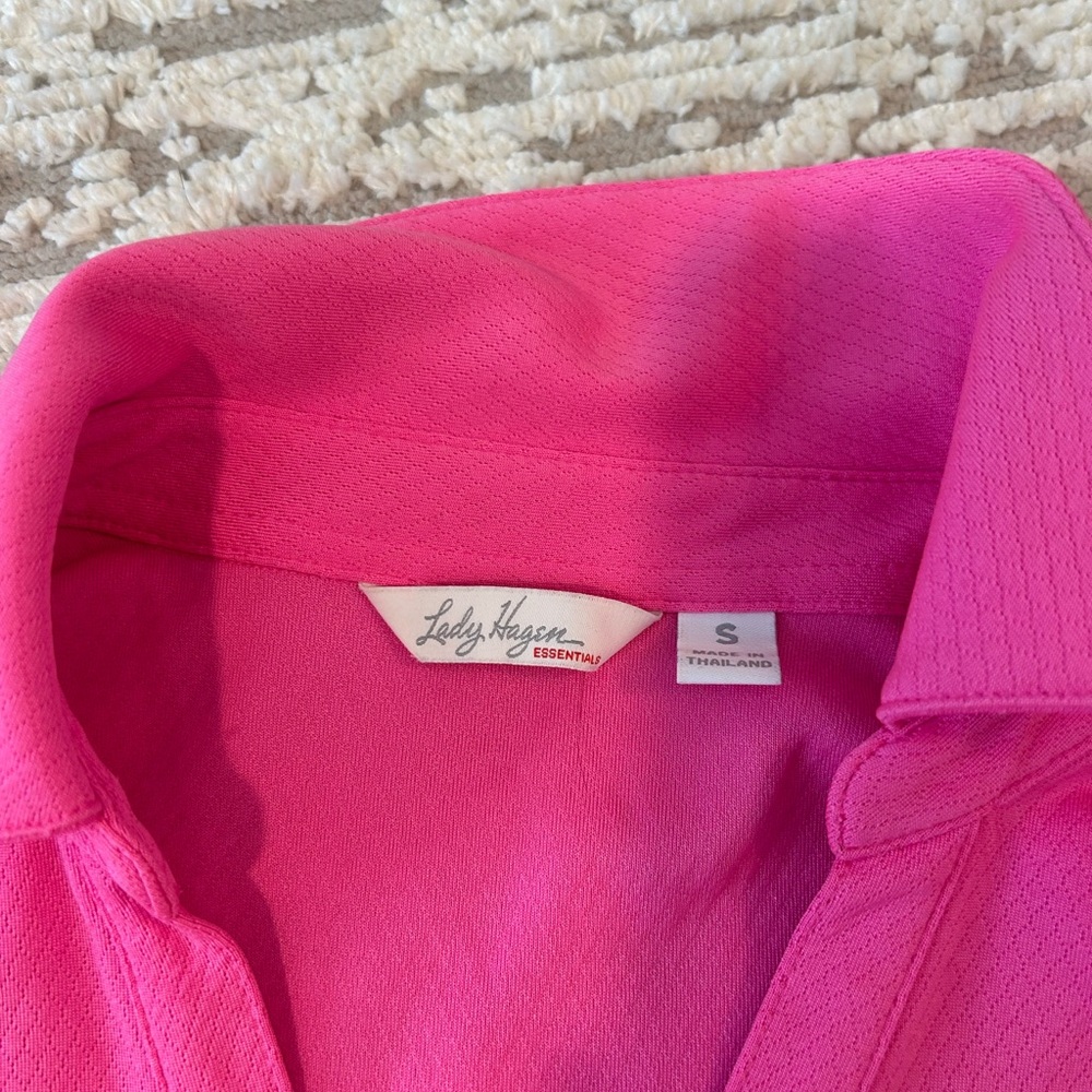 Lady Hagen Fuchsia Polo Shirt - Picture 2 of 2